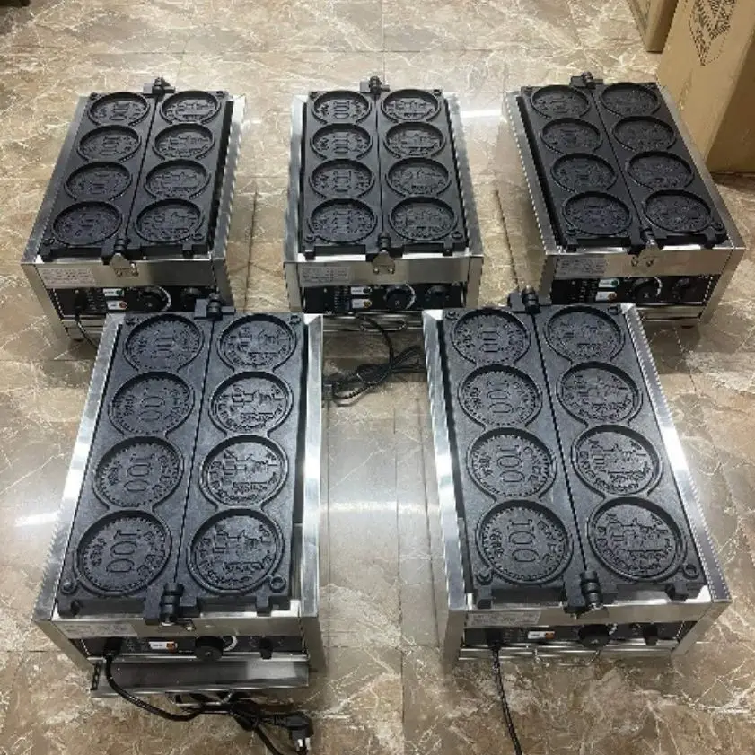 Commercial Electric Mold Design  Coin Cheese Pancake Making Maker Makers Machine for Sale
