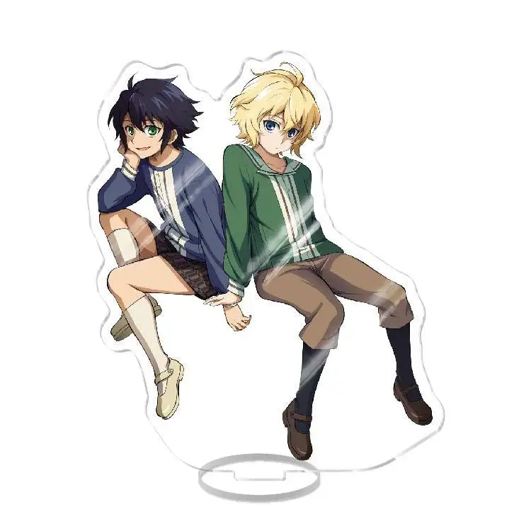 Anime Seraph of the End Yuichiro Hyakuya Shinoa Hiiragi Shiho Kimizuki Acrylic Stand Model Desktop Ornaments Collection Gifts