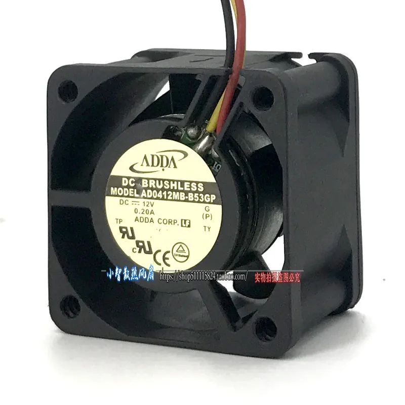 ORIGINAL AD0412MB-B53GP 12V 0.20A 4028 40*40*28mm NEW COOLING FAN RADIATOR
