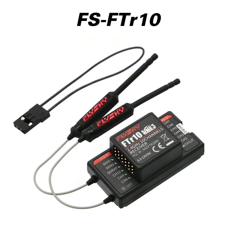 

Flysky FTr10/FTr16S PPM/BUS/ iBUS Receiver 2.4G 18CH Radio Transmitte for FS-NB4 FS-PL18 Rc transmitter