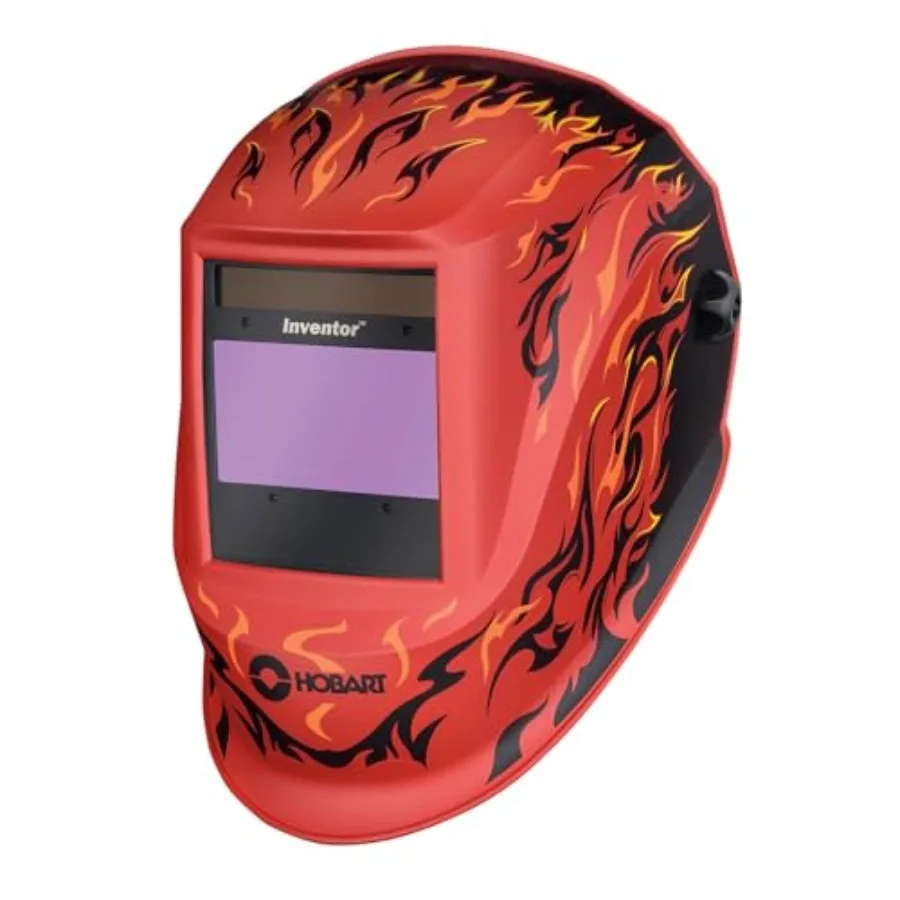 

Inventor Series Auto-Darkening Welding Helmet with Gring Mode, Firey, Model# 771014