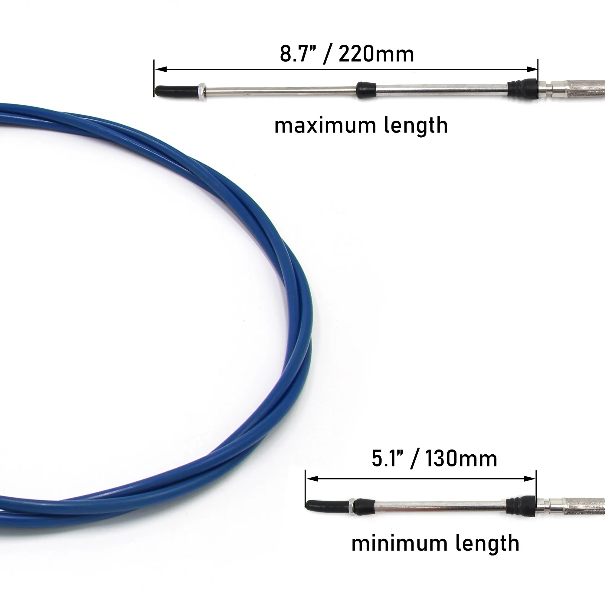 STLF 32FT-80FT nuevo Cable de Control de acelerador de barco marino Cable de dirección giratorio fueraborda de 10 pies para la mayoría de barcos de una sola estación
