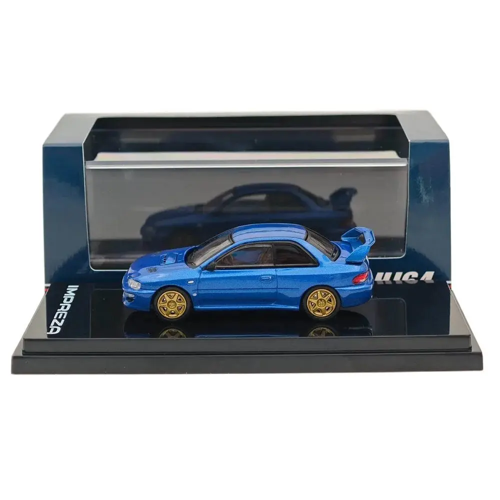 

Hobby Japan 1:64 for IMPREZA 22B STi Version Gc8 Rally Customized Ver Sonic Blue Mica HJ644041BBL Diecast Models Car Collection