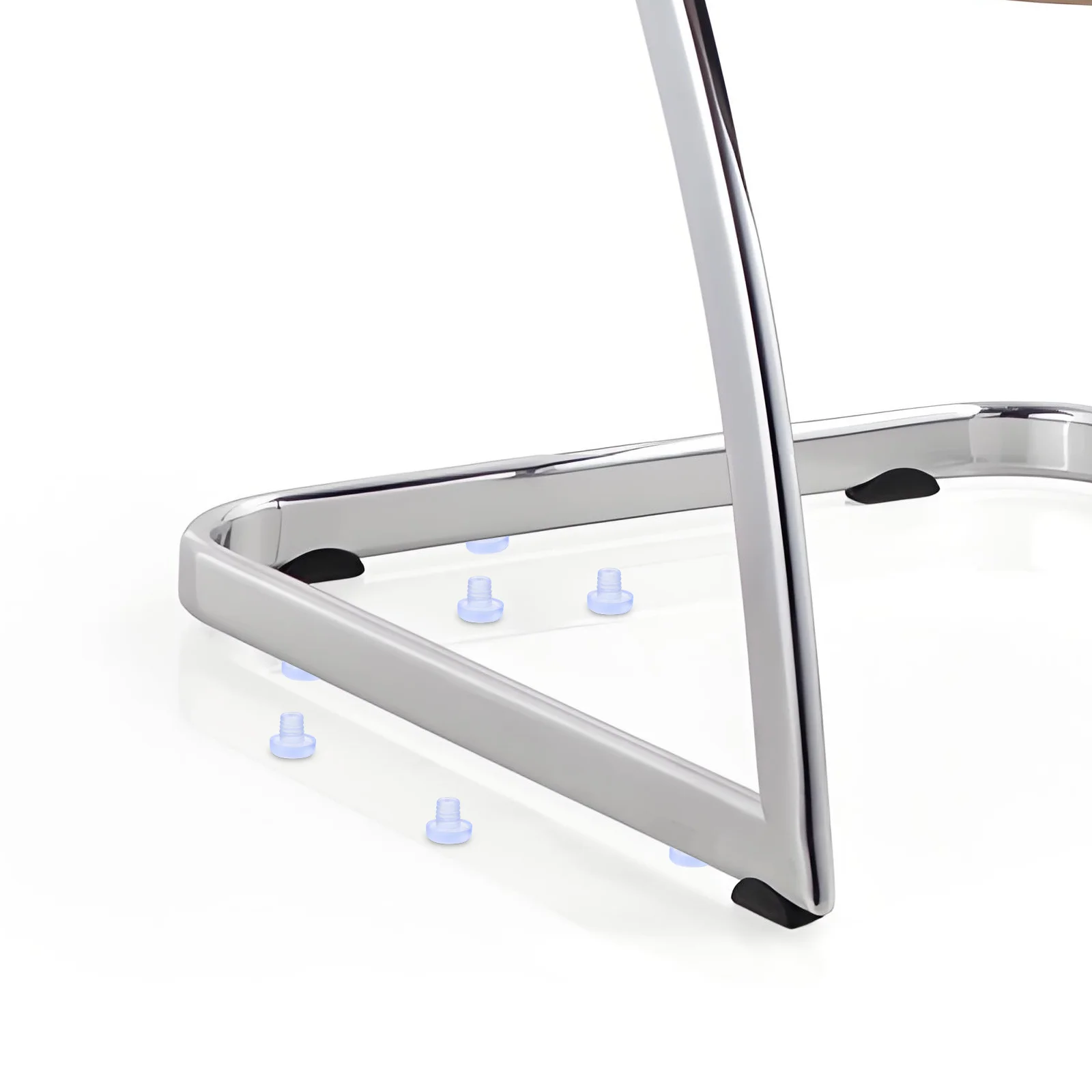 

200Pcs Office Chair Foot Pads Anti-Slip Noise Reduction Thickened Clear Glass Table Spacers Furniture Grippers