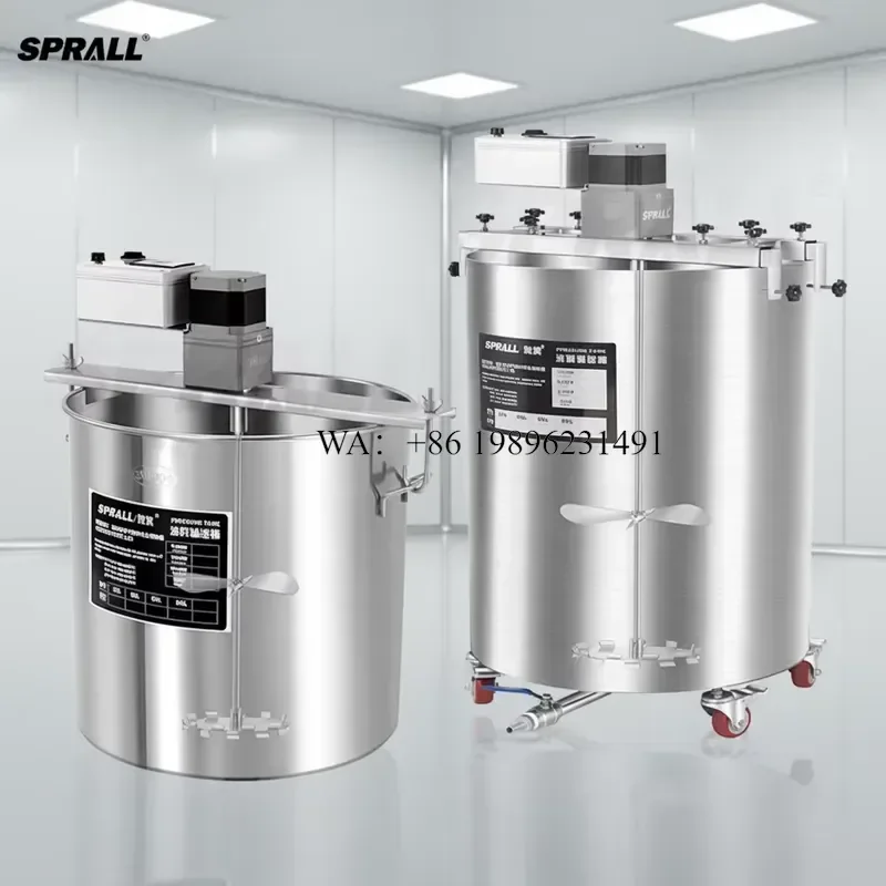 Wmwmnu for SPRALL High Quality Liquid Tank Mixer Agitator with Brushless Motor Chemical Stirrer Shampoo Mixer