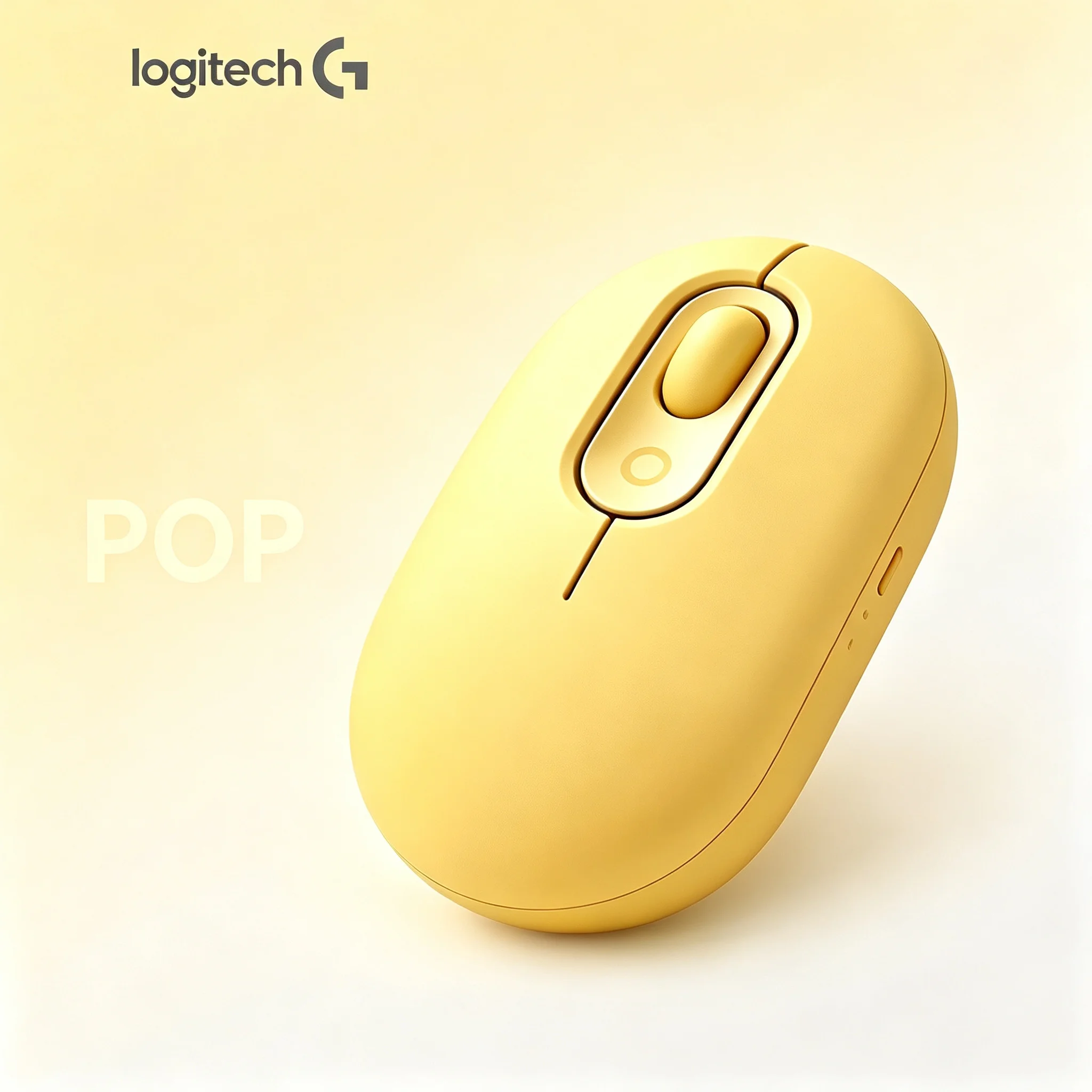 Logitech POP Mouse Wireless Bluetooth Mouse Multi‑Device Silent Click Ergonomic Office Home Mouse For PC Laptop Tablet
