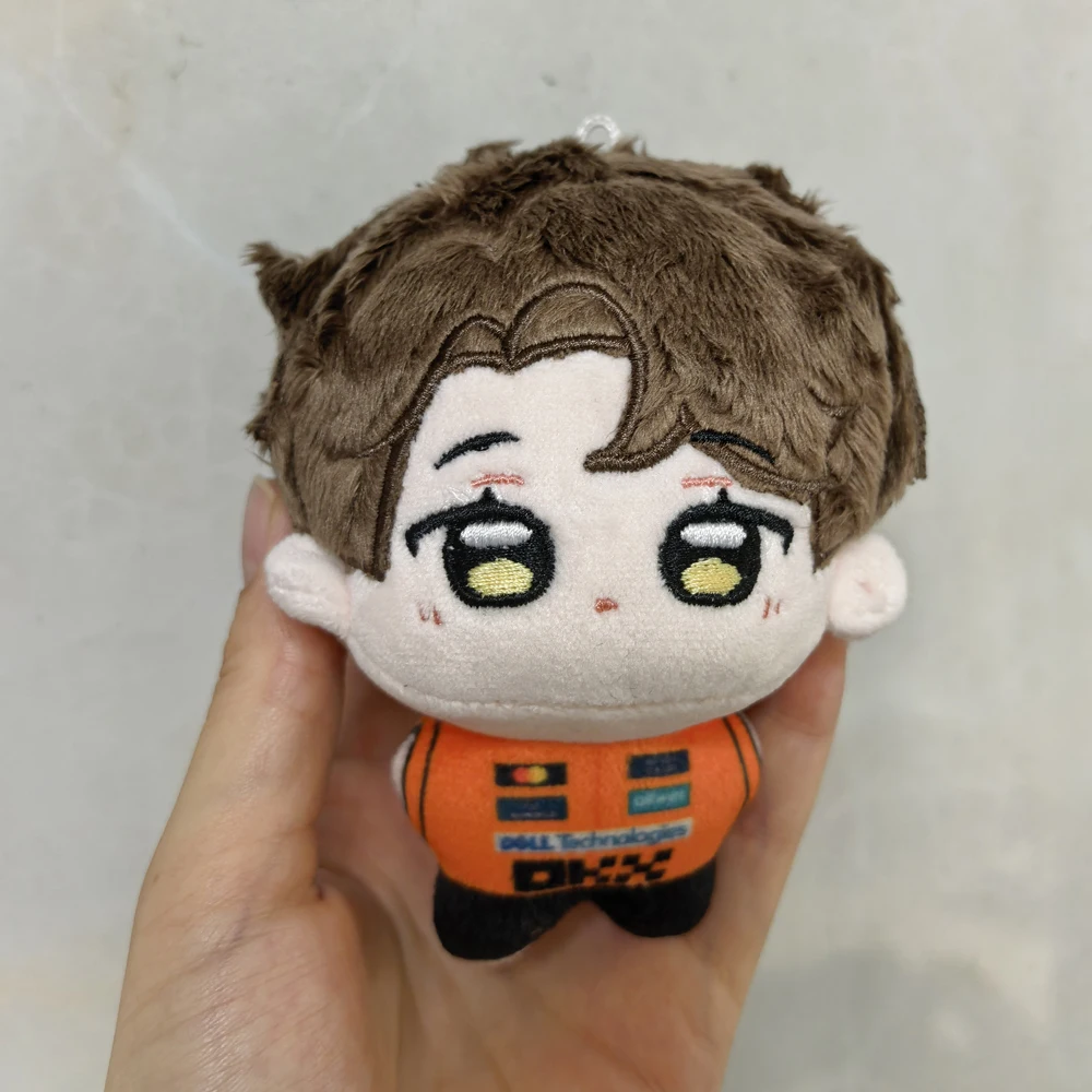 

10cm Stuffed F1 Driver Oscar Piastri Plushie Toys George Russell Plush Dolls Decorative Pendant Keychain Fans Xmas Gift