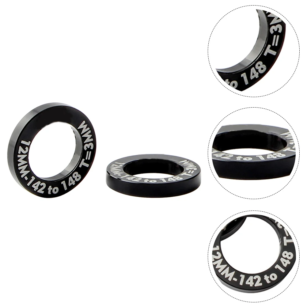 

2pcs Hub Conversion Spacer Bicycle Wheel Spacers Boost Brake Mountain Road Aluminum Alloy Durable Lightweight Easy for Bike