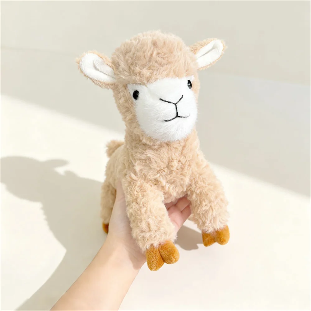 

Милая имитация пушистой плюшевой игрушки из альпаки, мягкая игрушка, реалистичная овечья ягненка, мягкая кукла, подарок для детей, декор для детской комнаты