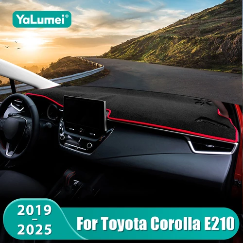 Para Toyota Corolla E210 2019 2020 2021 2022 2023 2024 2025 E 210 tablero de coche híbrido parasol cubierta antideslizante accesorios de alfombrilla