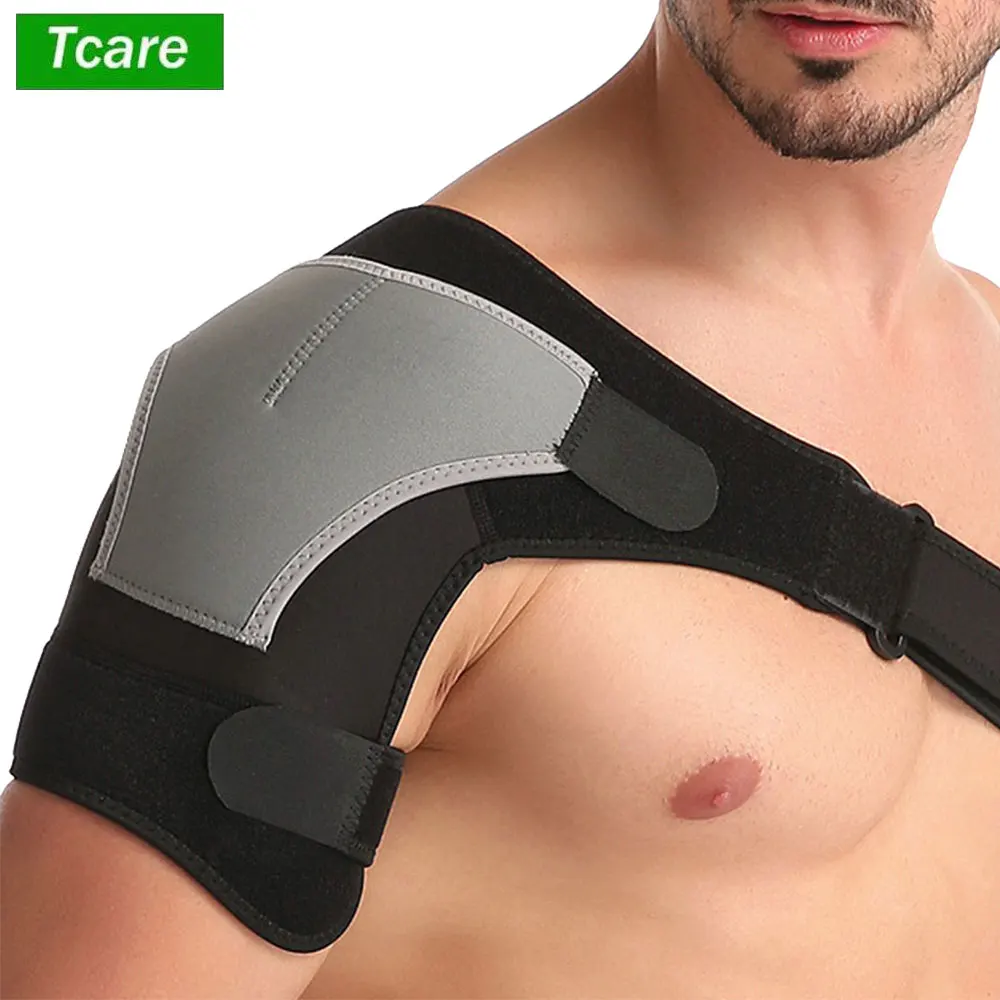 

Sports Shoulder Stability Brace with Pressure Pad, for Torn Rotator Cuff, Dislocated AC Joint, Labrum Tear, Shoulder Pain Relief