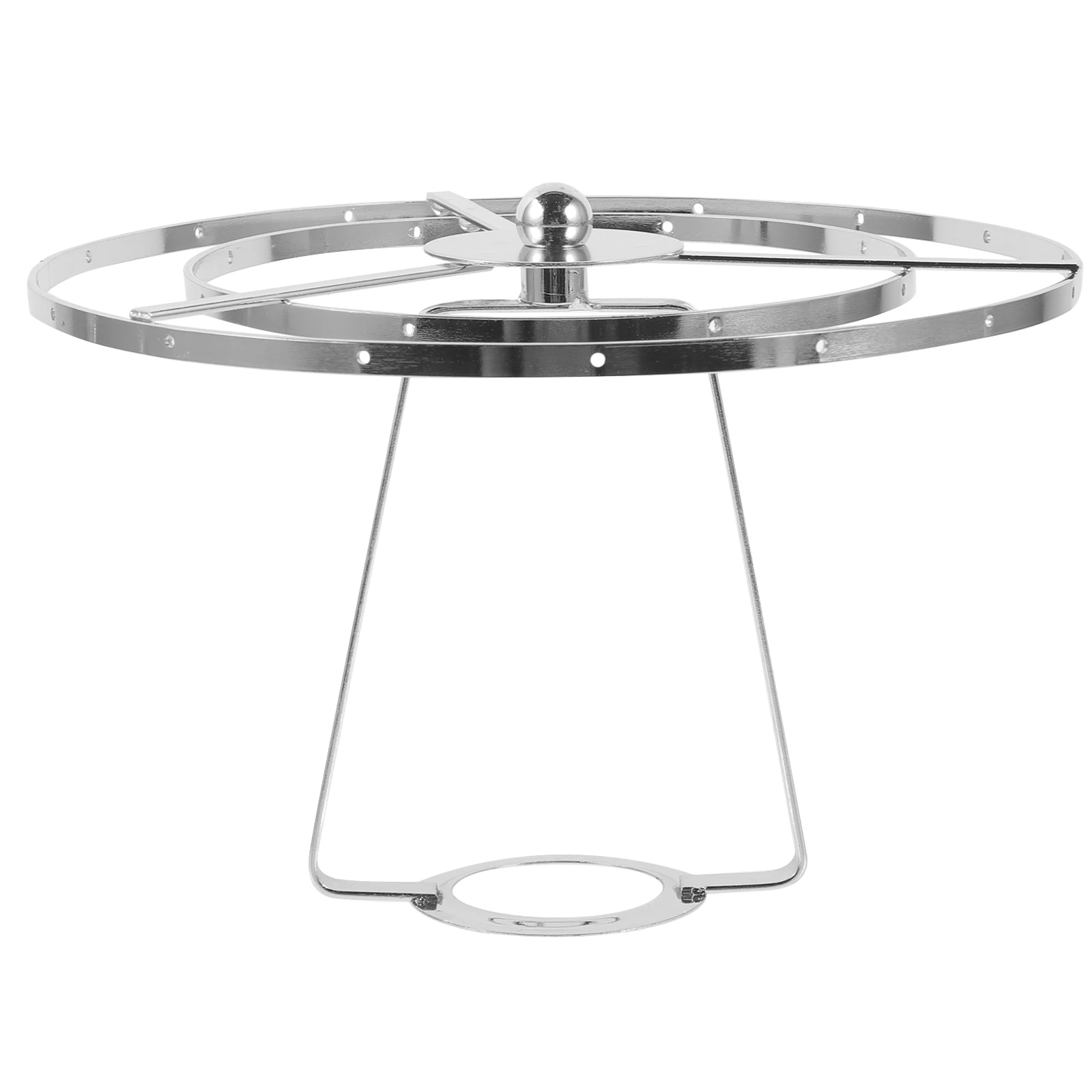 

1Set Vintage Crystal Lamp Shade Harp Holder Iron Lampshade Bracket Sturdy Heavy Duty Repair Kit for Table Ceiling Floor Lamp