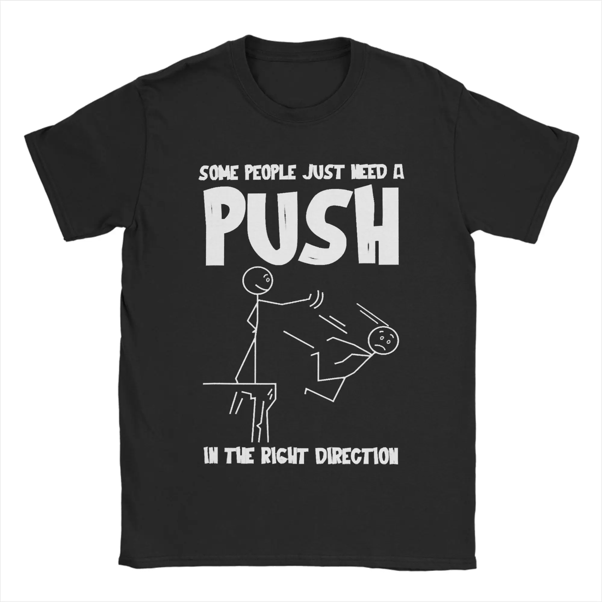 Some Individuals Simply Require a Bit of Encouragement T-Shirt Beach  T-Shirts Pure Cotton Tshirt For Men Short-Sleeved Tees