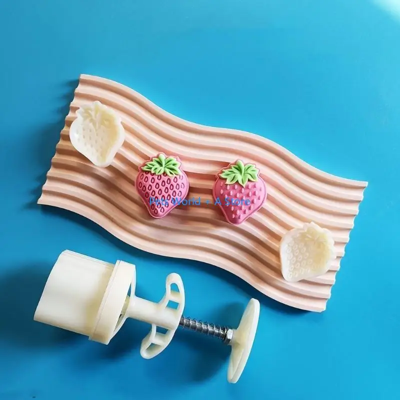 

37 МБ форма для торта с клубникой и луной, домашняя модель торта с машом и тисненой ледяной кожей, шлифовальный инструмент для