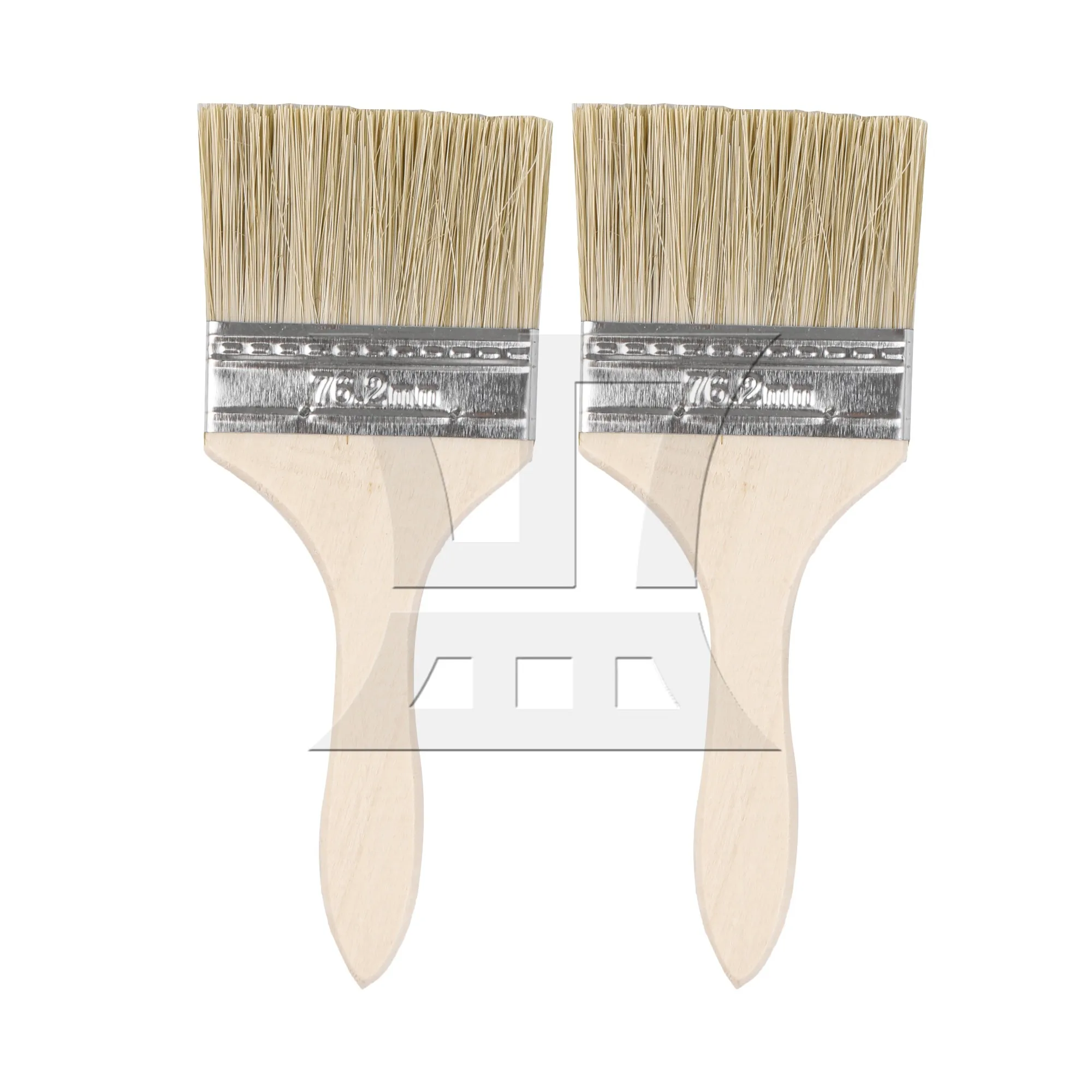 

2 шт., тонкая щеточка с деревянной ручкой, 3 дюйма