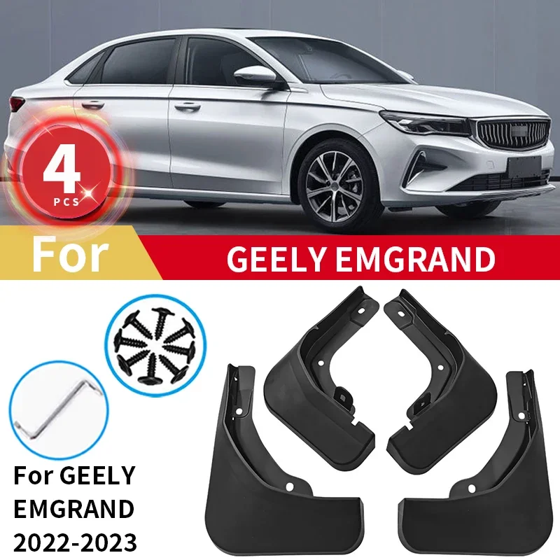 

For Geely Emgrand SS11 GS GF 2022 2023 Mud Flaps Front Rear Fender Wheel Protector Splash Guard Mudguards Car Accessories