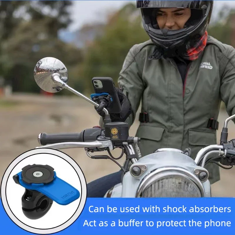 Fahrrad lenker Vorbau halter Motorrad Lenker Telefon halterung Universal adapter Spiegel verlängerung Vibrations dämpfer Clip Twist Lock