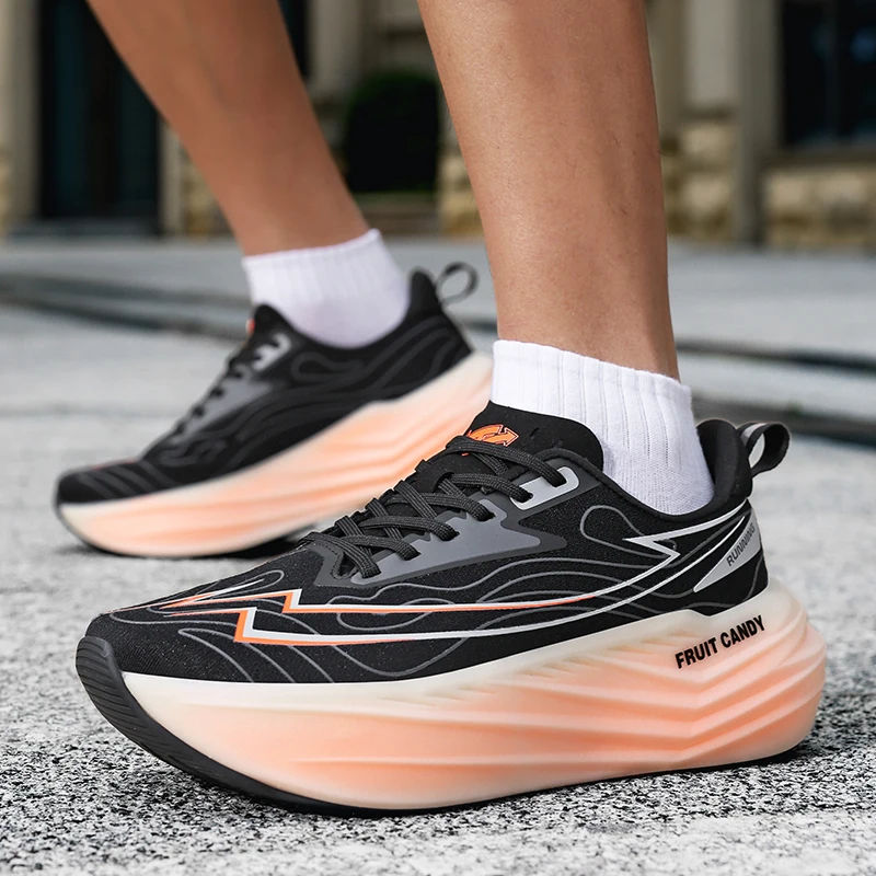 

High-quality running shoes, cushioning, outdoor cross-training, jogging, breathable and comfortable men's sports shoes