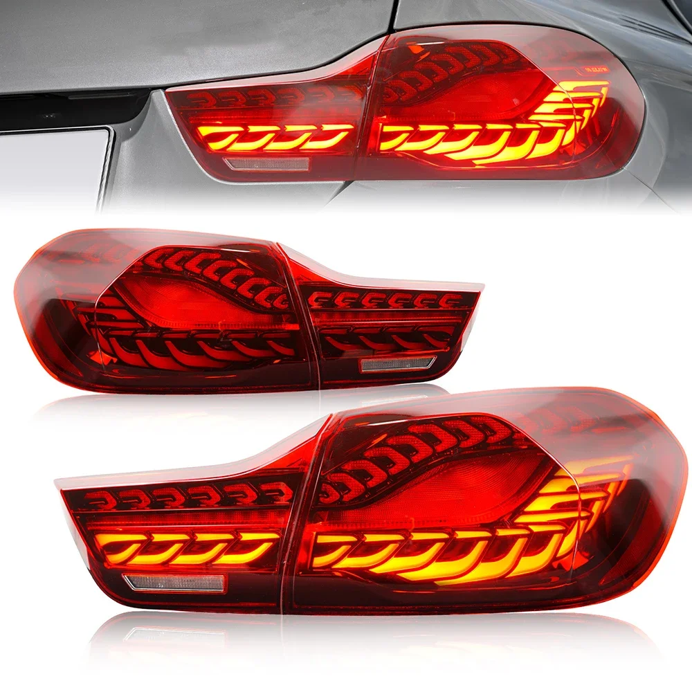 

Pair Of Car Tail Light Assembly For BMW M4 f32 F36 F82 2013-2020 LED Brake Signal light Tuning Parts Car Rear Lamp System