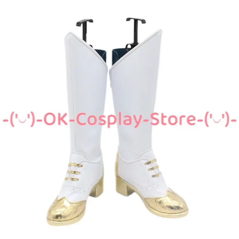 Game Identity V Wuchang Cosplay Shoes PU Leather Shoes Halloween Carnival Boots Xie Bian Cosplay Props Custom Made