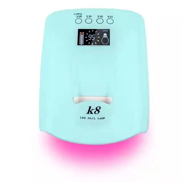 60W Rechargeable Cordless Nail Dryer With Timing Sensor for Nail Gel SUN UV LED Lamp Machine Dryer Lamp Polish Light