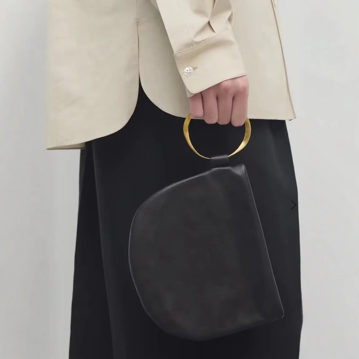 

Metallic Ring Clutch Ladies Evening Bag Luxury Design Bags for Women Handbag Round Handle Tote Small Soft PU Leather Pouch NEW