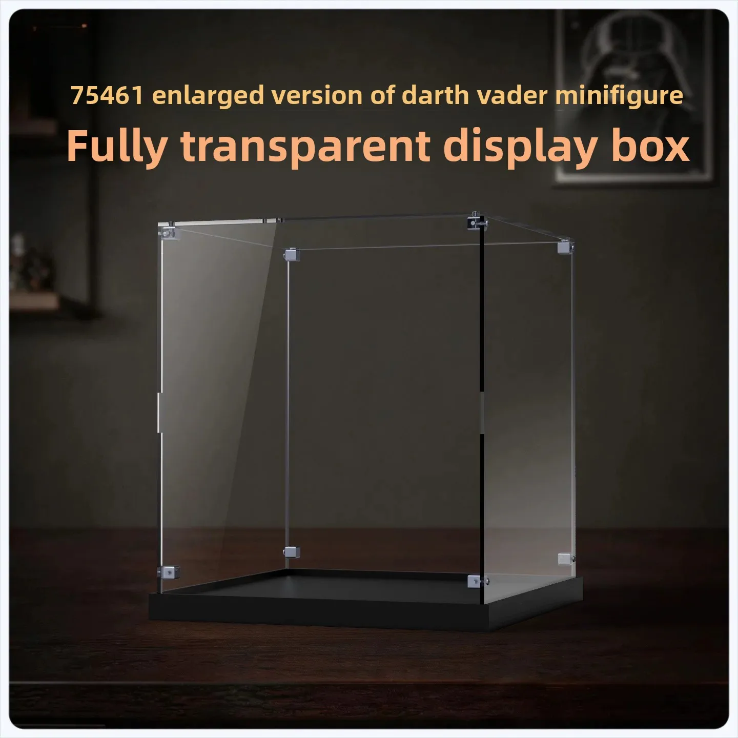 Acrylic Display Case for Lego 75461 Up-Scaled Darth Vader Minifigure Dust Cover Storage Box(Excluding the building set) - view 4