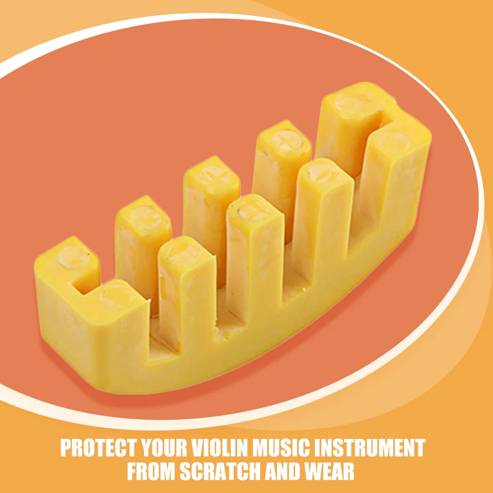 

6Pcs Professional Violin Mutes Sound Reducing Practice Accessories Durable Rubber Violin Practice Cello Mute Guitar Accessories