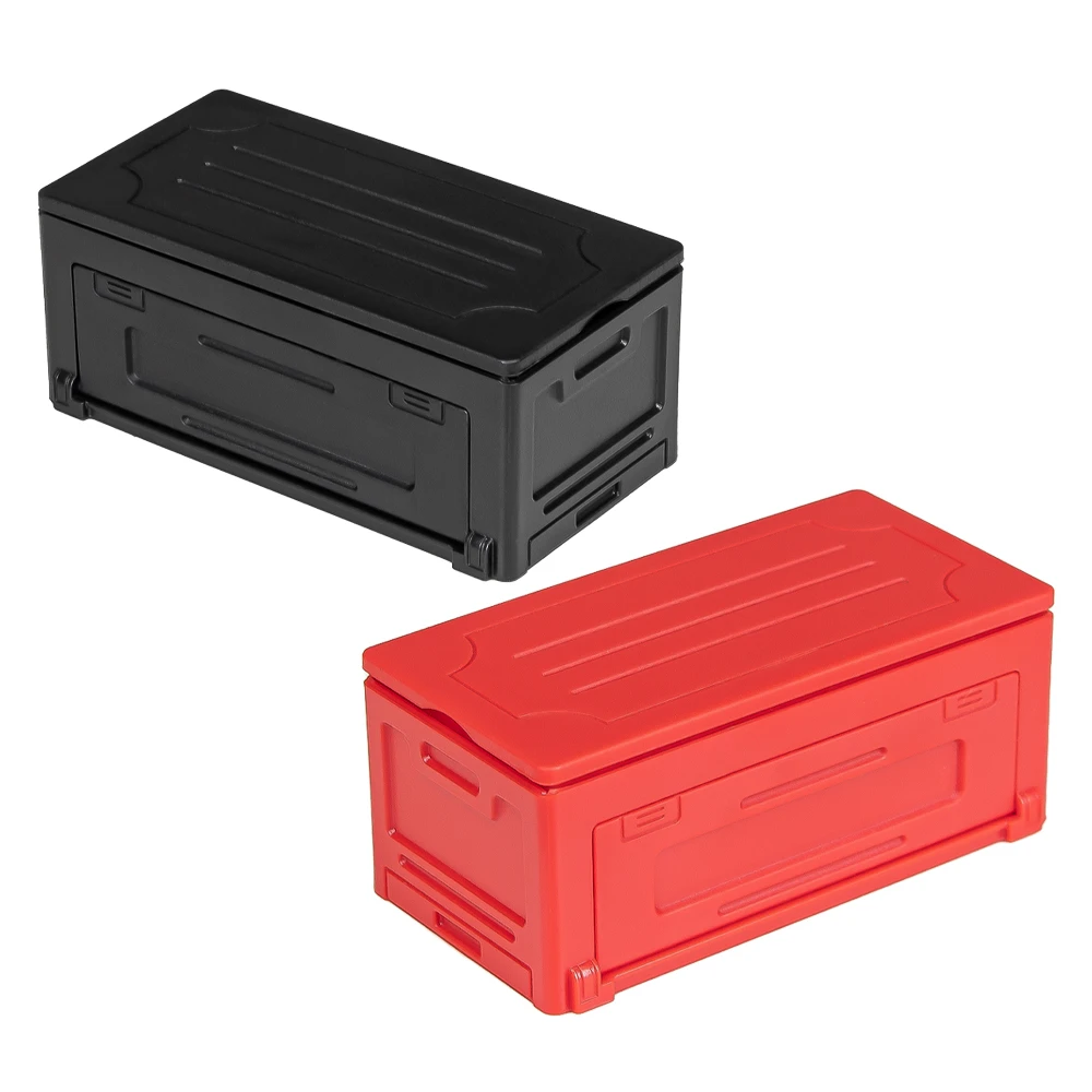 Scatola di immagazzinaggio dei bagagli in plastica Decorazione Cassetta degli attrezzi per 1/10 Rc Crawler Axial Scx10 90046 Traxxas Trx4 Trx6 Redcat Rgt Yikong Rc4wd