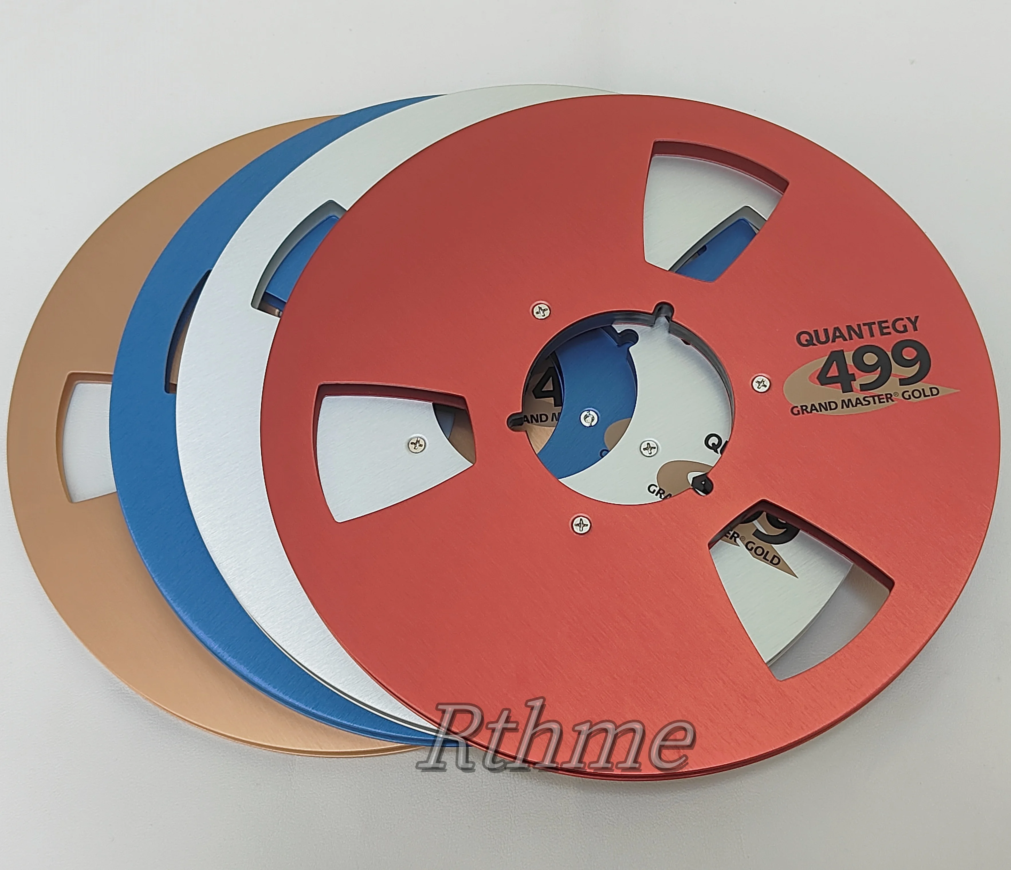 Nastro audio a bobina aperta da 1/4 da 10,5 pollici Hub Nab vuoto Registratori bobina-a bobina con disco Nuovi accessori in alluminio