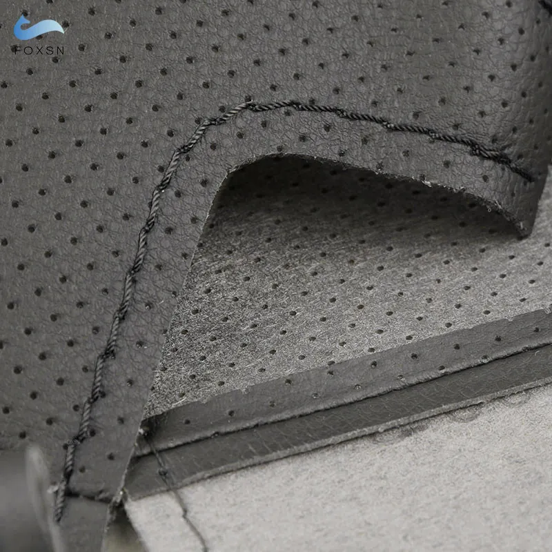 

Hand Stitched Perforated Leather For VW Golf 4 MK4 1998-2004 Passat B5 1996-2005 Old Black Car Interior Steering Wheel Cover