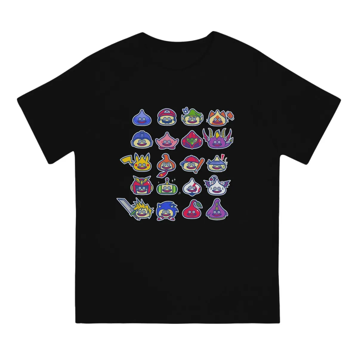 Slime Command Men TShirt Dragon Quest Crewneck Short Sleeve 100% Cotton T Shirt Humor Top Quality Gift Idea