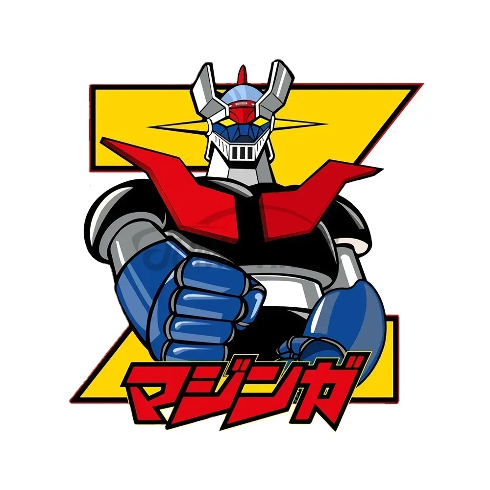 Adecuado para pegatinas de belleza para coche Mazinger Z, parabrisas de anime, compartimento de equipaje para coche, pegatinas impermeables que cubren arañazos