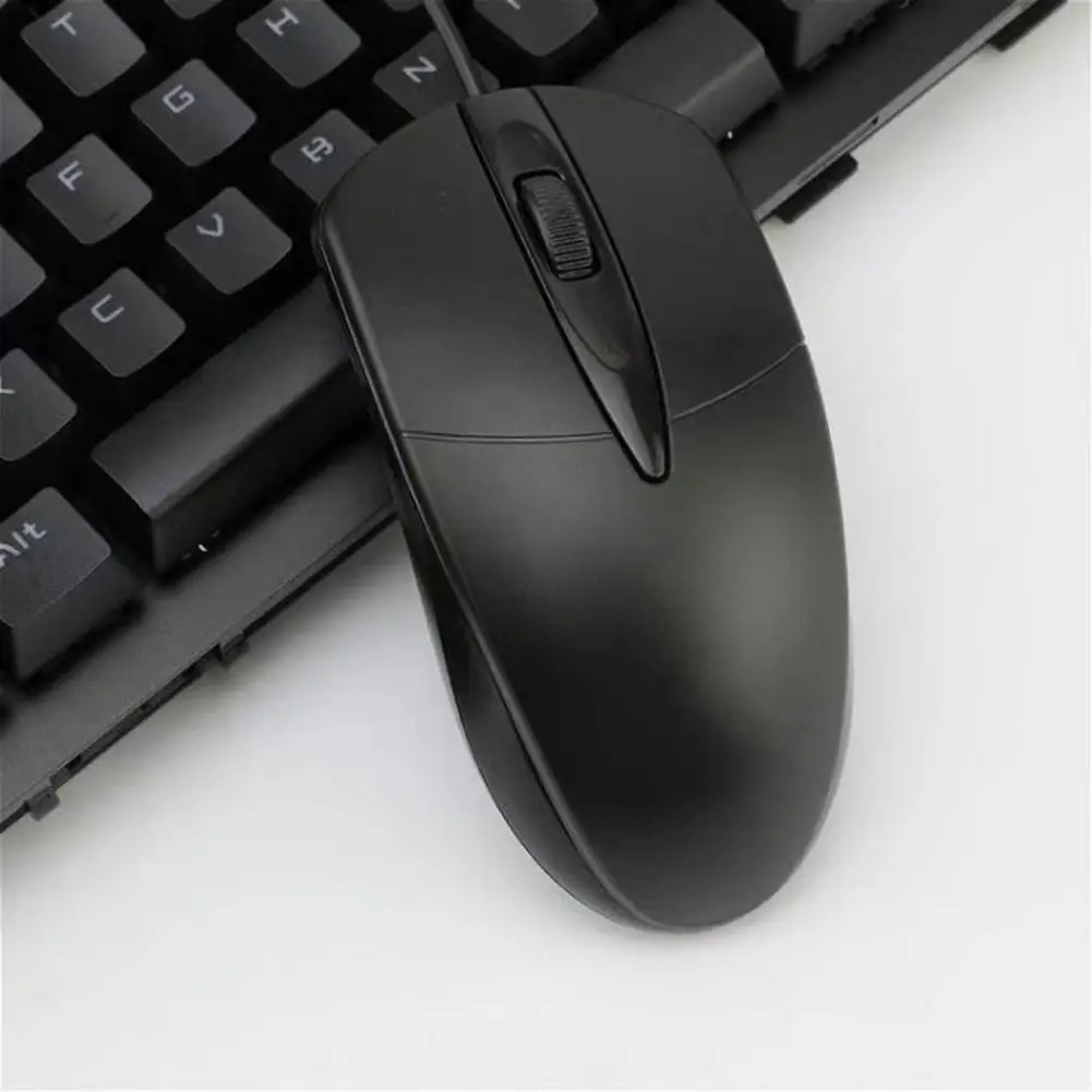 Wired Mouse Computer Mouse Ergonomic Usb Wired Gaming Mouse with 3 Buttons Low Latency Optical Mice for Pc Laptop Accessories