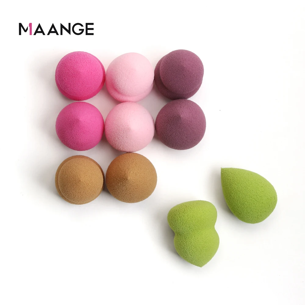 Super Mini Latex Spons Puff Foundation Bladerdeeg Nat En Dagelijks Gebruik Poeder Cosmetische Make-Up Puff Cosmetische Schoonheidstools