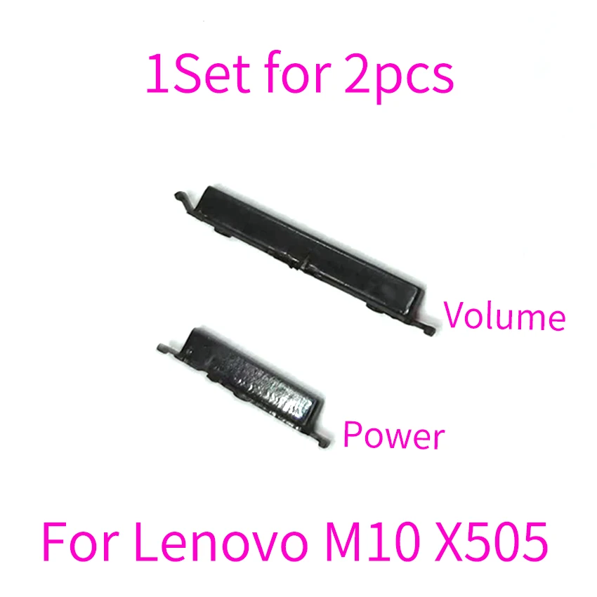 1set For Lenovo TAB M10 X505 TB-X505F X505M Power ON OFF Volume Up Down Side Button Key