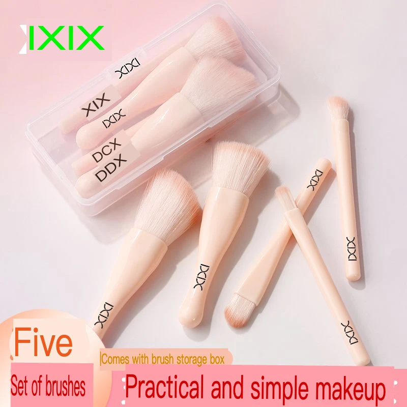 

XIXI High Appearance Level Makeup Brush Set Mini Portable Soft Hair Blush Eyeshadow Contour Refresh For Hand Makeup Artists