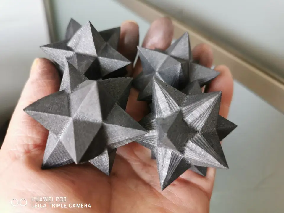 1PC(40-50g) LARGE 12 Point Shungite  Merkaba Star Crystal Chakra Healing 2