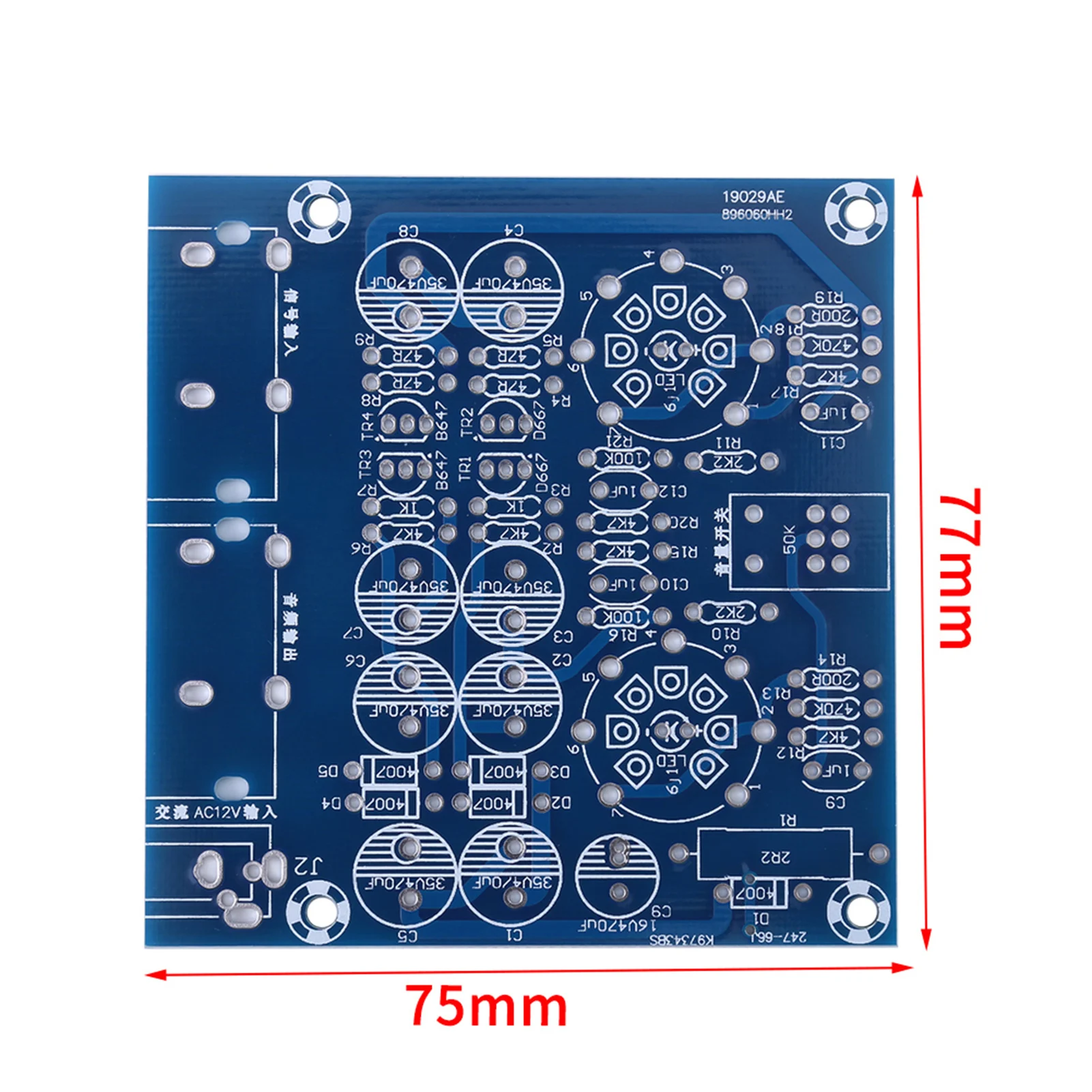 6J1 Vacuum Electron Tube Valve Preamp Amplifier Board Headphone Amp Parts Musical Fidelity Kit