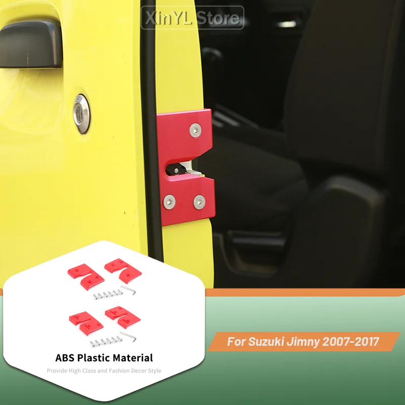 

Car Door Limiter Rainproof Anti-rust Silicone Auto Door Lock Buckle Protective Cover for Suzuki Jimny 2007-2017 Car Accessories