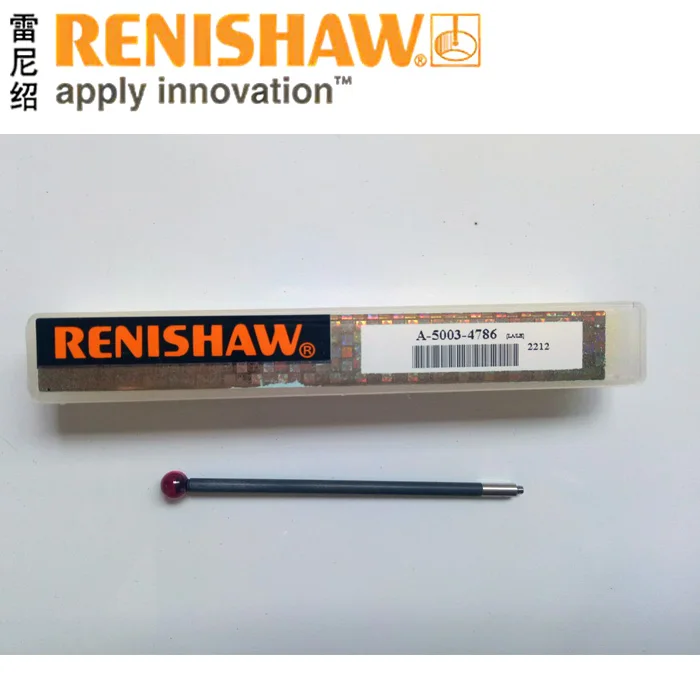 Renishaw UK three coordinate measuring needle A-5003-4786 probe Ruby probe