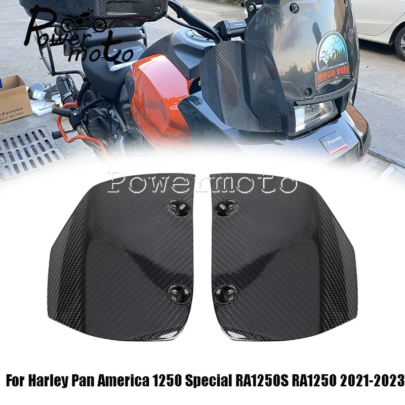 For Harley Pan America 1250 Special RA1250S RA1250 2021-2024 1 Pair Motorcycle Side Widened Screens Windshield Wind Deflectors