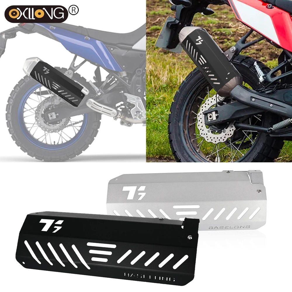 

For Yamaha Tenere 700 Rally 2019 - 2022 2023 2024 Motorcycle Exhaust Muffler Protector Guard For Tenere 700 World Raid 2022-2023