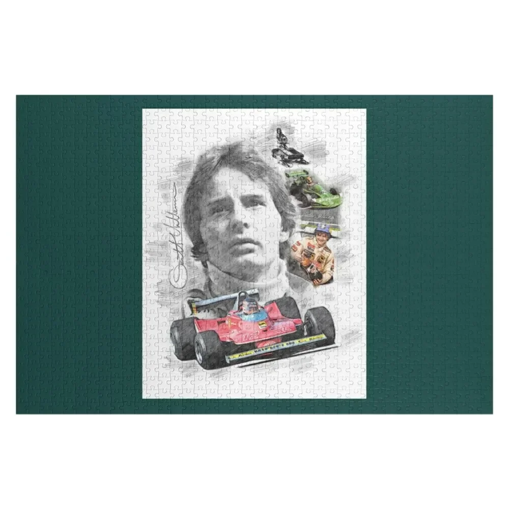 

Gilles Villeneuve головоломка, новые игрушки для детей, 2022, индивидуальное имя, индивидуальный подарок ребенку, индивидуальный подарок для детей, головоломка