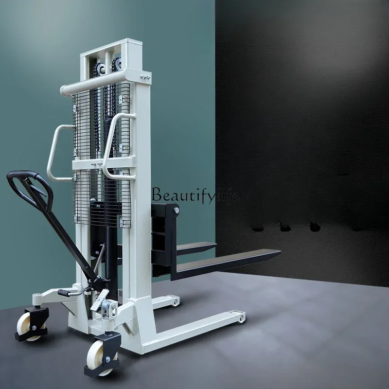 Manual Stacker Truck Hydraulic Lifting Loader Tray