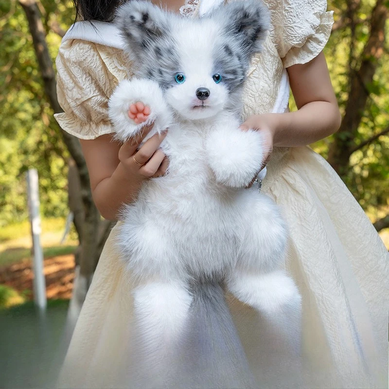 

Handmade Storage Bag Simulation Dog Backpack Cute Practical Essential for Girls' Hearts Going Out on The Street Birthday Gift