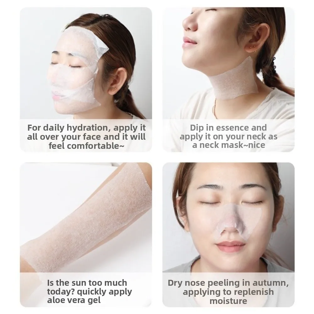 200 قطعة/الحقيبة المتاح قبل ماكياج منصات قطنية رطبة على الوجهين تنفس ماكياج إزالة منصات الوجه وسادات قطنية