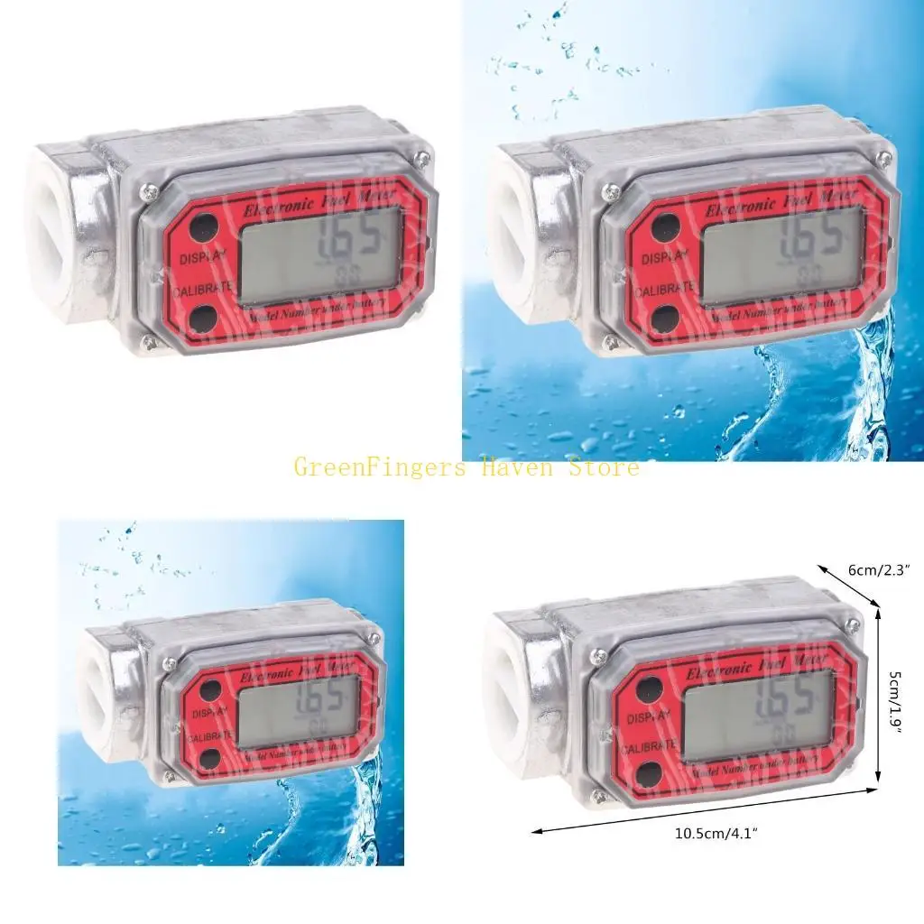 

F68D Digital for Turbine Meter Mini Gas Oil Flowmeter Meter Indus