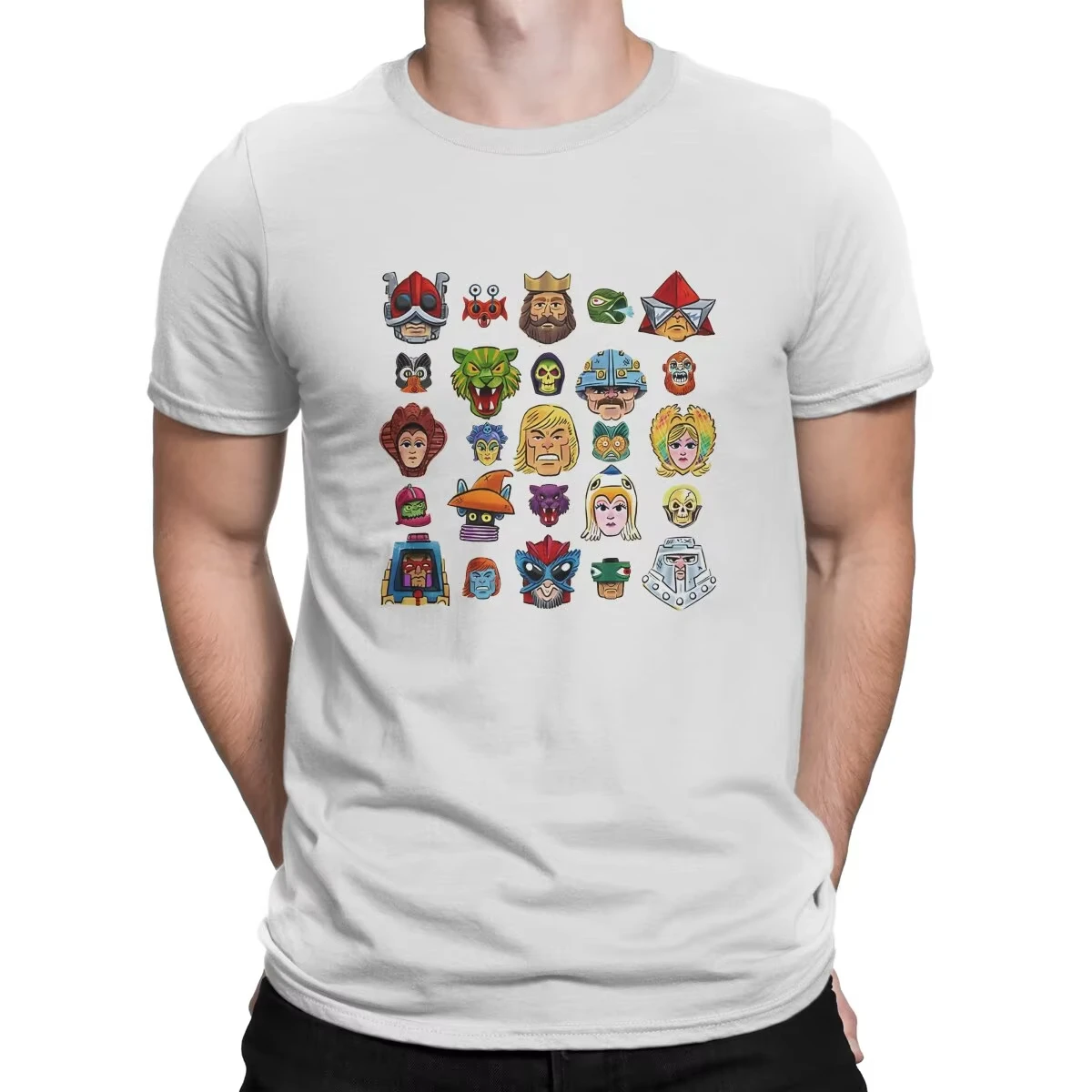 Faces Special T-Shirt He-Man And The Masters Of The Universe Casual T Shirt Hot Sale Tshirts For Adult Oversized Casual Clothing