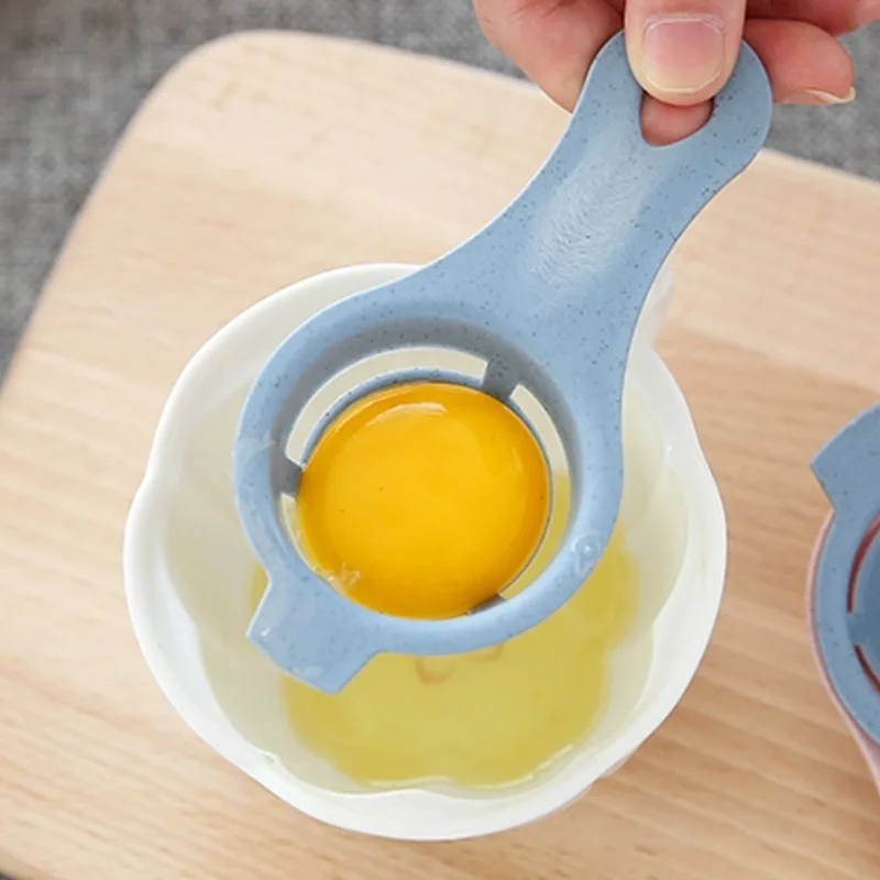 Eierscheider, eierfilter, keuken bakken eigeel en witte scheidingsteken, eierschep